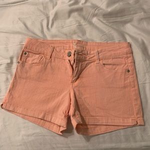 Peach size 7 shorts